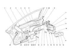Lamborghini OEM Tie Rod Steering Component 003332749