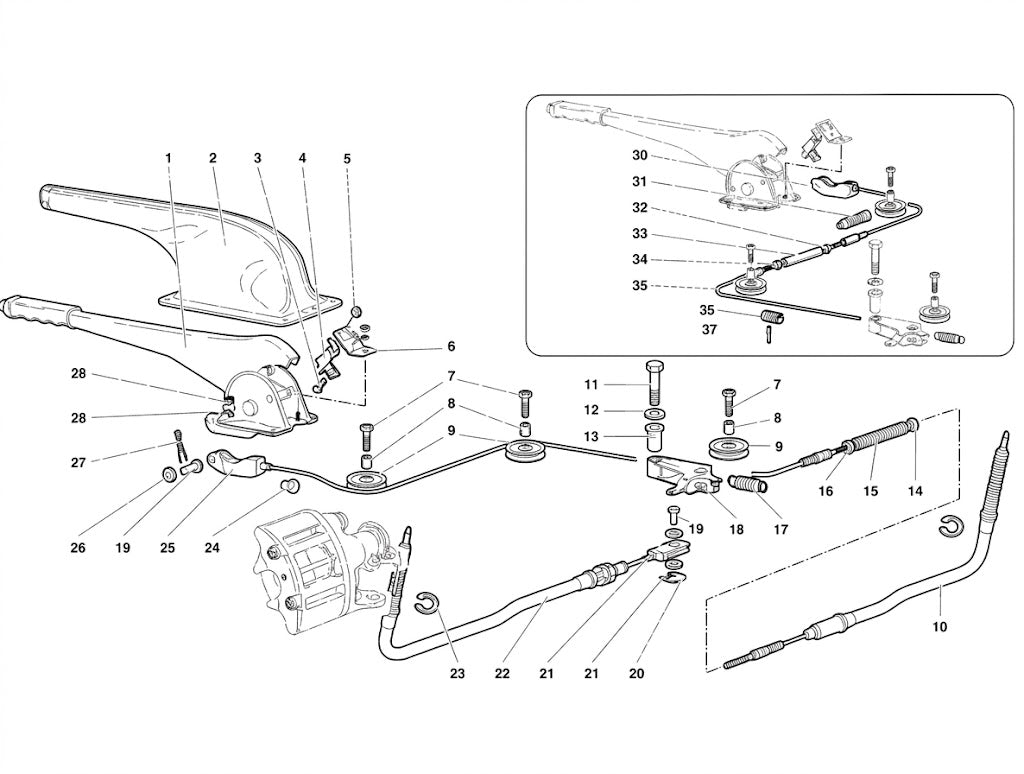 Lamborghini OEM Tie Rod Steering Component 003332749