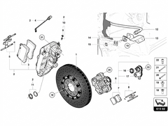 CALIPER WITHOUT BRAKE PADS