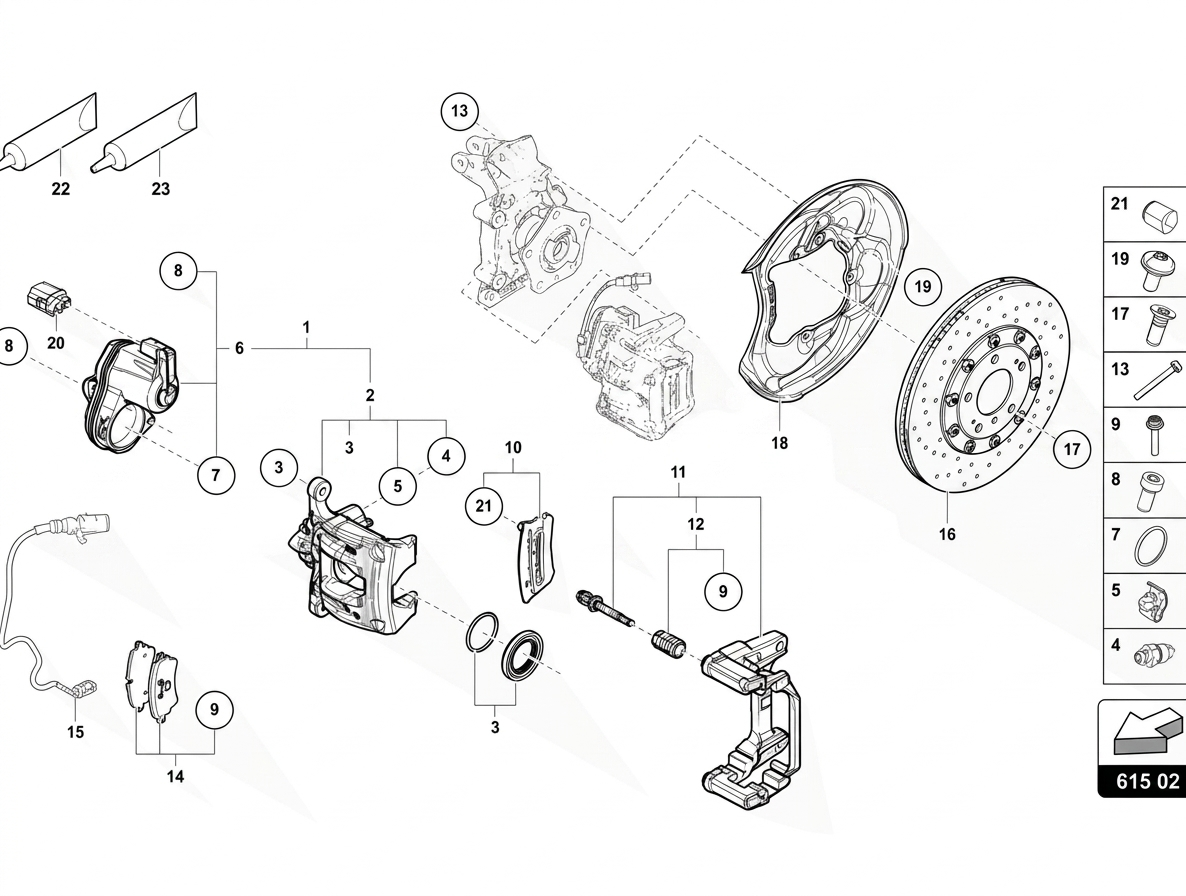 Lamborghini Urus High-Performance Disc Brake Set 1