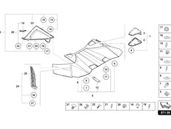 Lamborghini Huracan OEM Spoiler 4T7825184 Convertible